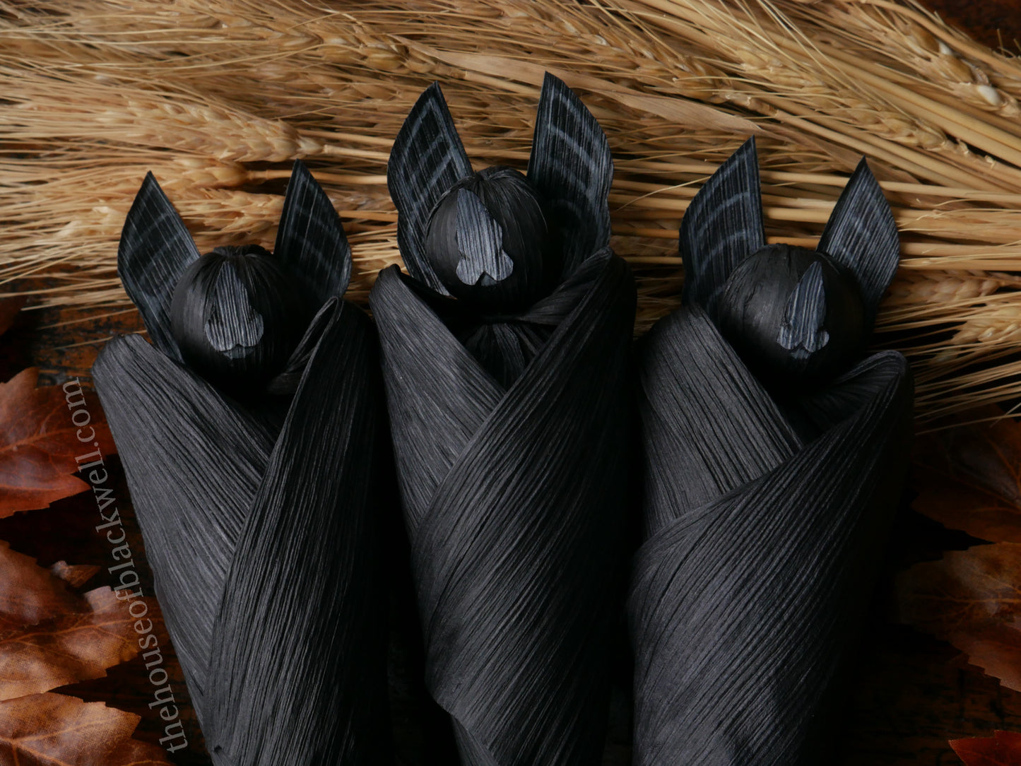 Vampire BAT Corn husk doll