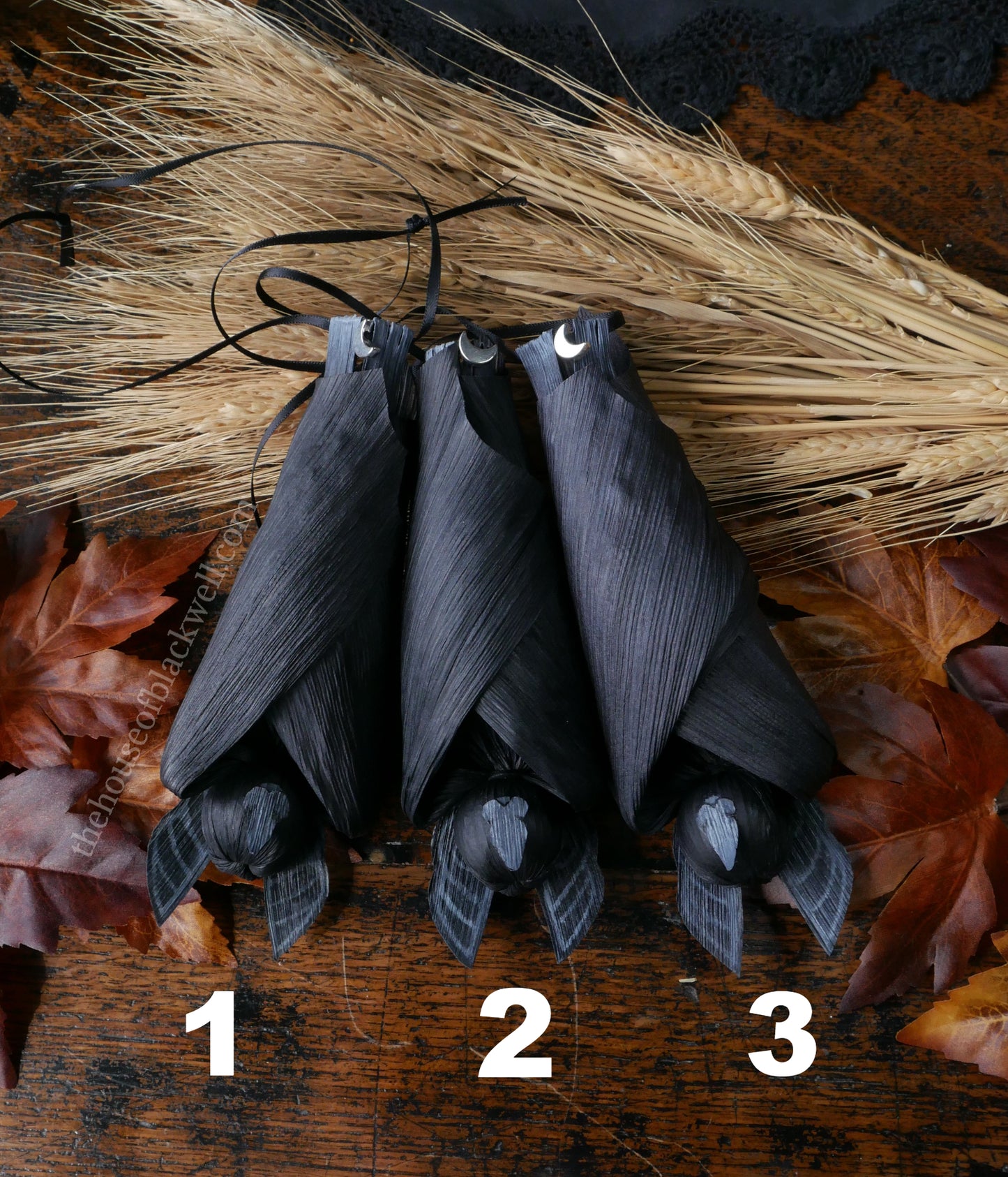 Vampire BAT Corn husk doll
