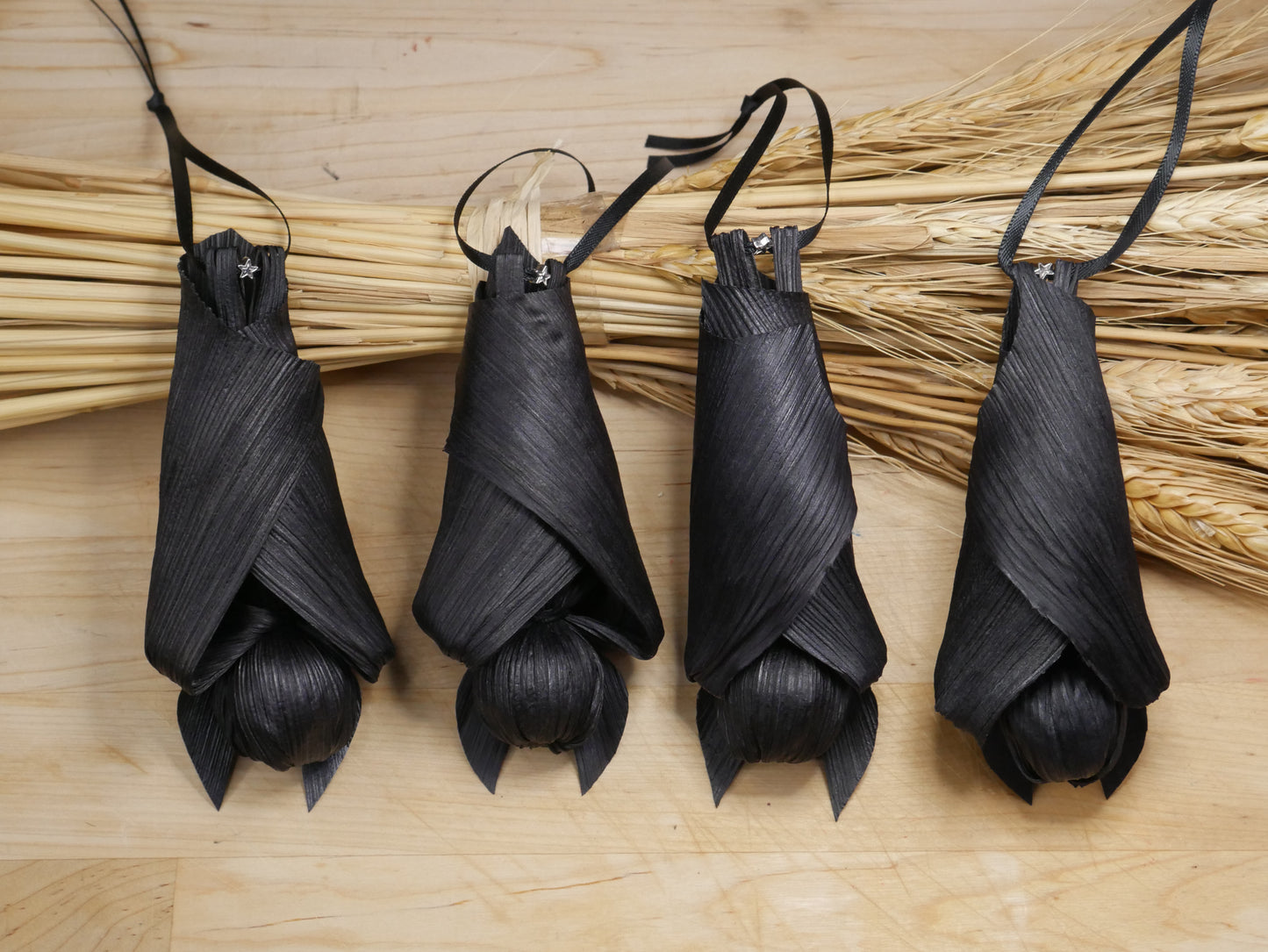 CUSTOM Baby Bat corn husk doll