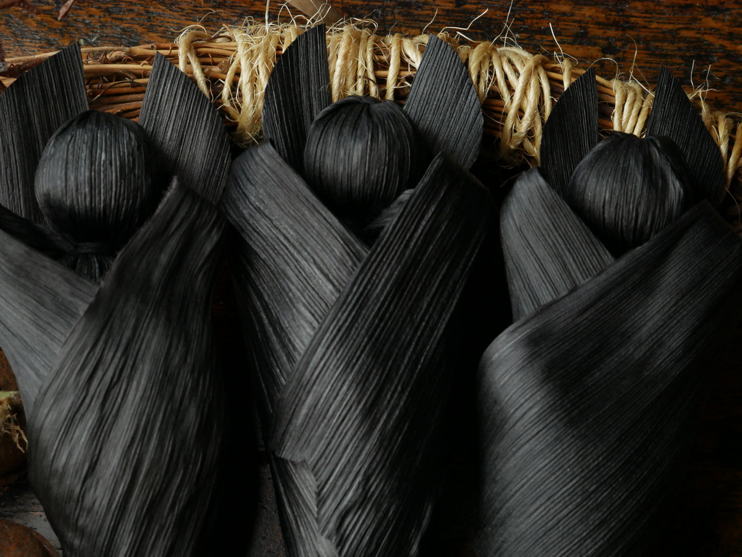 Bat corn husk doll MADE TO ORDER
