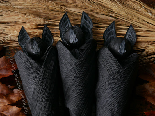 Vampire BAT Corn husk doll