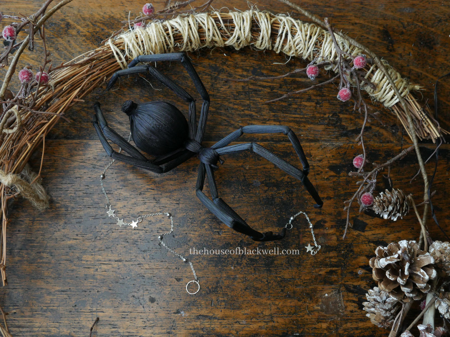 Corn husk Spider Weaver doll